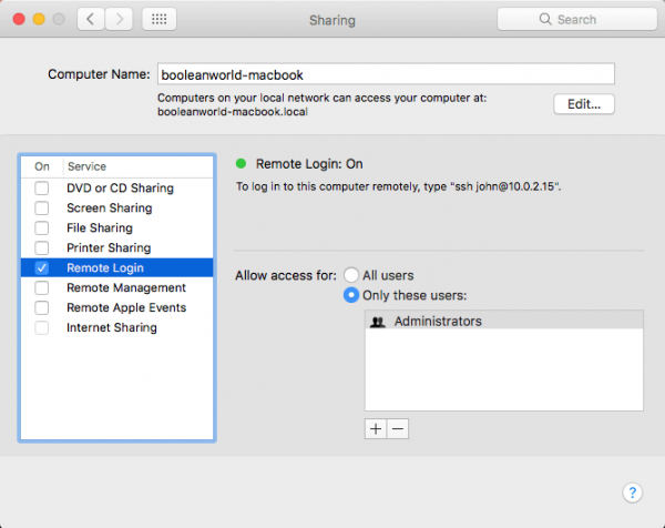 add ssh key to mac